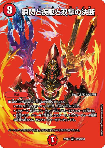 瞬閃と疾駆と双撃の決断
